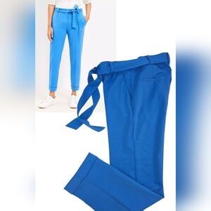 LOFT The Devin Slim Size 2 Cobalt Blue Tie-Waist 3375-T